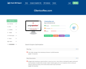 Check SEO Report is a free SEO report that dives into your website's metrics