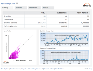 majestic's seo tool is great for checking backlinks